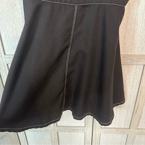 Tripp Royal Bones Overall Schoolgirl Dress Black Goth Pentagram XS NO STRAPS - Picture 5 of 11